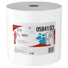 WypAll 5841 General Purpose Wipes: Jumbo Roll, 12.4 x 12.2" Sheet, White