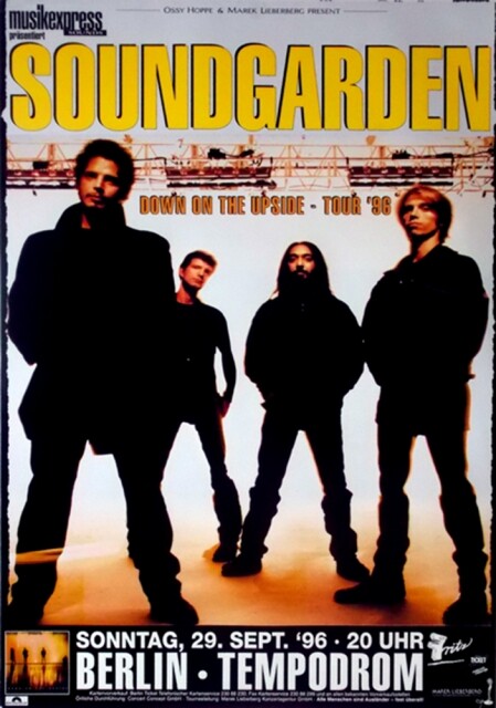 SOUNDGARDEN - 1996 - Plakat - Down on the Upside Tour - Poster