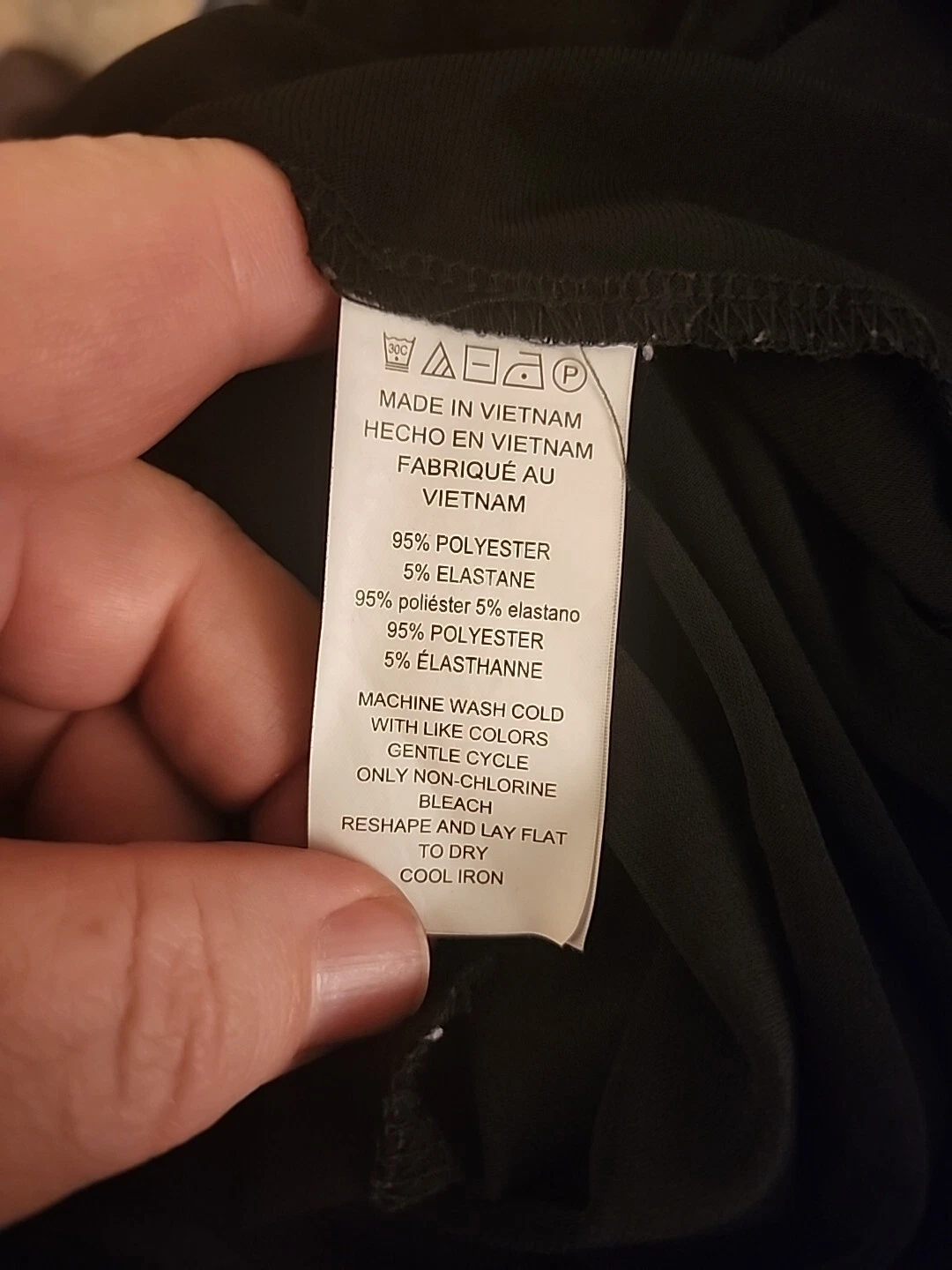 Abito donna Michael Kors nero manica lunga elasticizzato tubino taglia media M