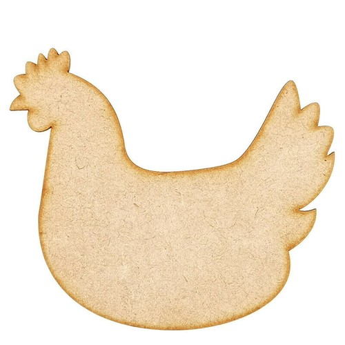 Ostern Huhn Hühner Vogel MDF Basteln Formen Holz Ei Dekoration Verzierungen - Bild 2 von 4