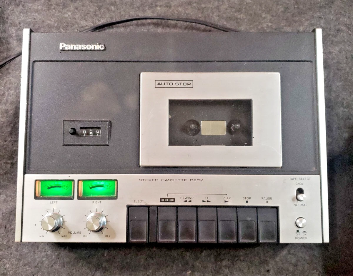 Vintage Panasonic RS-260US Stereo Cassette Tape Deck Player Read