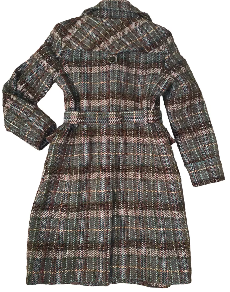 Kenneth cole plaid clearance coat