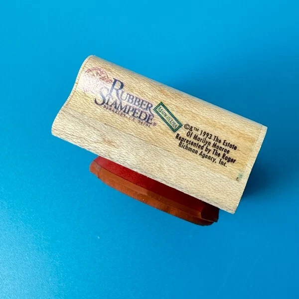 Marilyn Monroe~Strike A Pose A311-D~Movie Star~1.5" X 2"~RARE~Rubber Stampede - Image 3 of 4