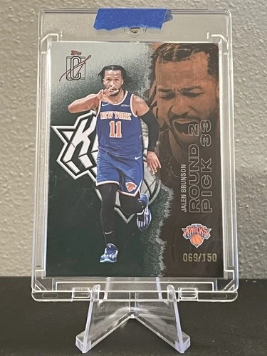 2025-26 Topps Signature Class NBA Jalen Brunson Chrome Green Refractor  /150