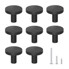 DonYoung 8 Pack Cabinet And Drawer Knobs, Bifold Barn Door Handle- Stylish
