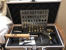 Wood Burning Kit-many Design Tips/stencil/ Case -Lightly Used