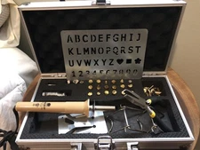 Wood Burning Kit-many Design Tips/stencil/ Case -Lightly Used