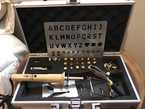 Wood Burning Kit-many Design Tips/stencil/ Case -Lightly Used