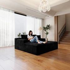 70.8*68.9" Modular Sectional Sofa Seat, Compressed Couch, 2PC Free Combination