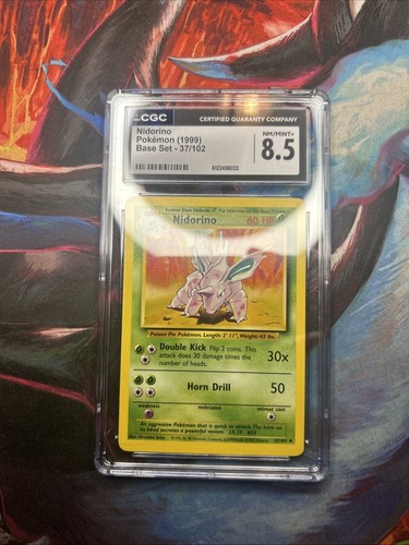 Nidorino graded CGC 8.5 for sale on eBay