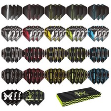 66PCS Standard Dart Flights Set Durable Fade Resistant Soft Steel Tip Spare