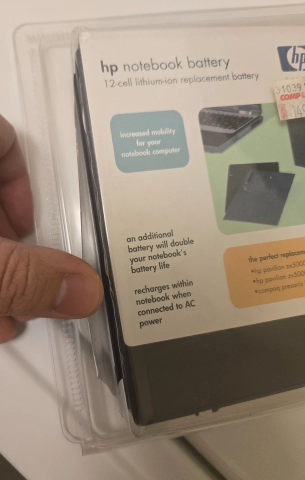 Bateria de substituição de íon de lítio de 12 células para notebook HP - Imagem 3 de 4