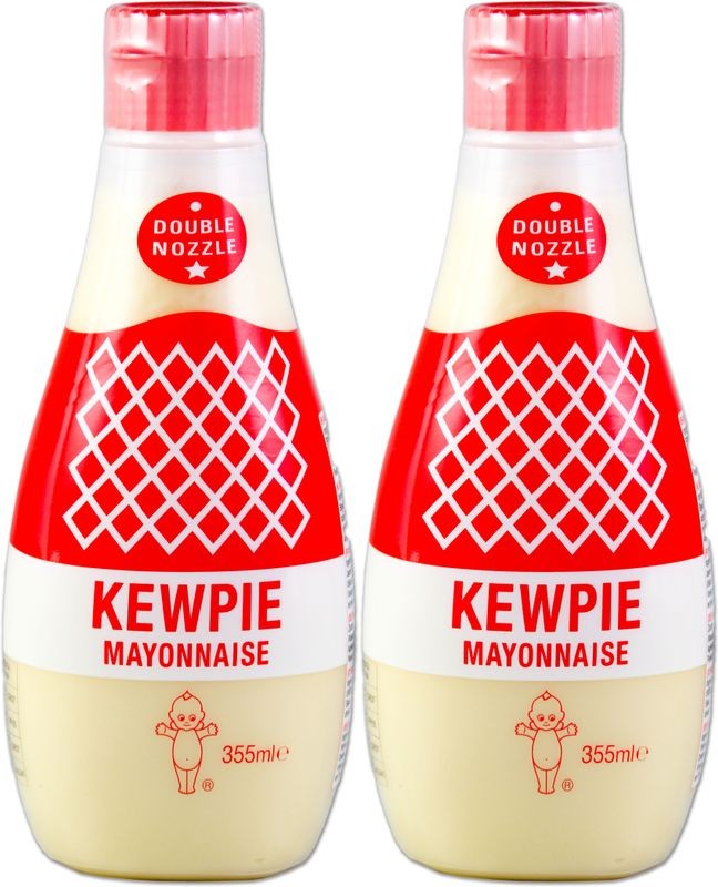 2er Pack - Kewpie japanische Kult - Mayonnaise Original (2x 355ml) QP Mayoo 