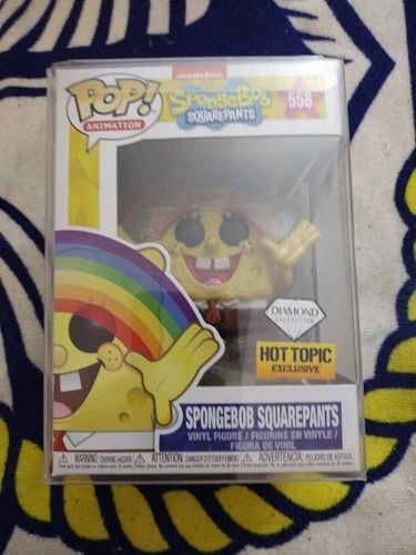 SpongeBob SquarePants Funko Pop! #558 Diamond Hot Topic Exclusive Animation