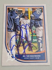 2018 Topps BL DIXON MACHADO Tigers In-Person Signed Autographed AUTO
