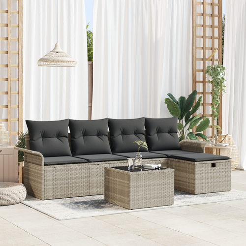 Set di divani in tessuto grigio scuro da 2 pezzi | Leroy Merlin