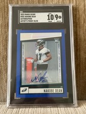 2022 Panini Score Football #351 Nakobe Dean Artist’s Proof Rookie Auto /35 SGC 9