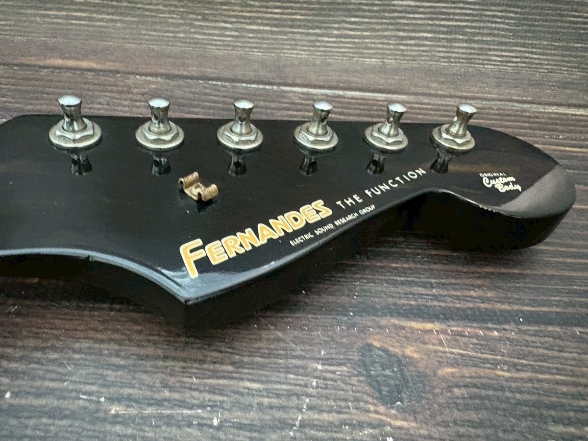 1980s FERNANDES FST Stratocaster Neck Rosewood Black Head