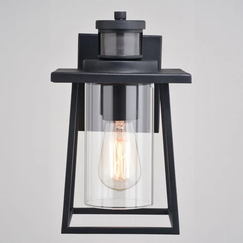 Vaxcel Lighting T0729 Geneva 11" Tall Outdoor Wall Sconce - Black - Picture 4 of 12