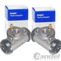 2X Delphi Radbremszylinder 24Mm Passend FüR Fiat 126 Trommelbremse | LW70003