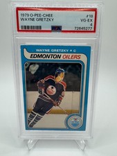 1979 O-PEE-CHEE WAYNE GRETZKY - ROOKIE - BEUATIFULY CENTERED - BLUE - PSA 4