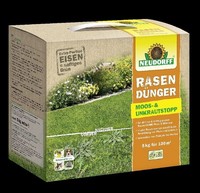 Neudorff RasendüNger Moos- & Unkrautstopp 5 Kg Npk Eisen Kalium MoosverdräNgung