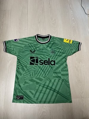 Newcastle United Castore Green Shirt Jersey Sela Sponsor Mens [SIZE S] NUFC