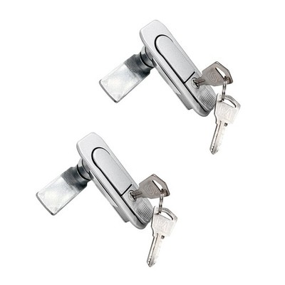 Xnrtop Electric Cabinet Panel Pop Up Lock Push Button Door Cam Keys, Silver