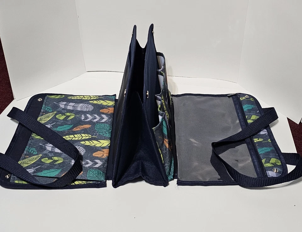 Bolso Organizador Thirty One - Jardín Fiesta Plumas Caídas - Bolsa de Transporte Creativa Foto 4 de 4