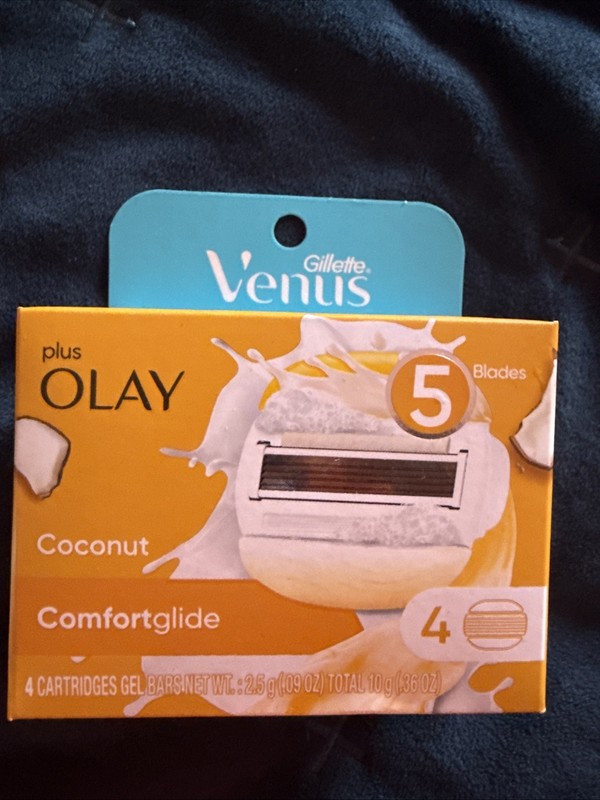 Gillette Venus Olay Women's Razor Blade Refills 4 Count X 3 Coconut