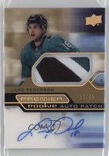 2021 Upper Deck Premier Acetate Rookie Gold 53/65 Lane Pederson Patch Auto 0t9e