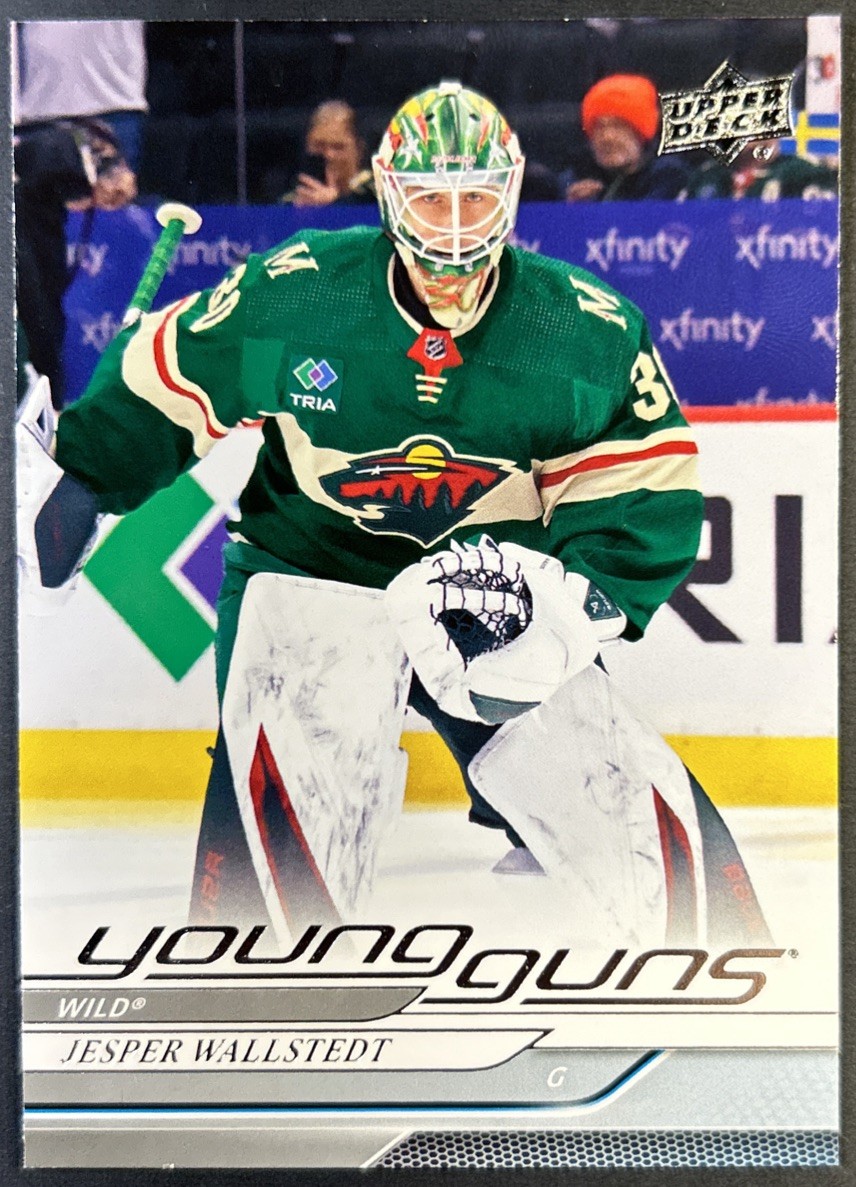 2024-25 Upper Deck Series 1 - Young Guns Jesper Wallstedt #202 (RC)