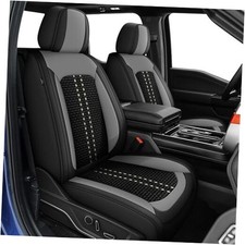 Trucks Seat Covers Fit for Ford F150 2009-2024 2025 Full Seats 116 Black Grey