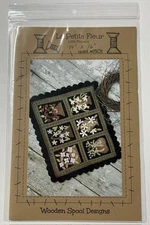 La Petite Fleur Quilt  Pattern Embroidery Basket Wool Applique fabric Sew NEW