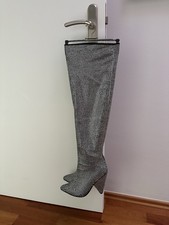 Overknee Stiefel mit Strasssteine Gr. 38 styl YSL 