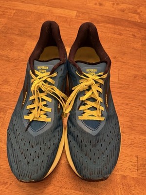 Brooks Hyperion Tempo Men's Running Shoes Blue/Yellow, Size 12.5