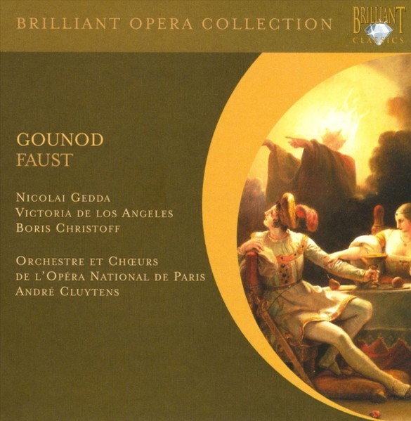 Gounod Faust Cluytens Boris Christoff Victoria De Los Angeles Nicolai Gedda 3 CD