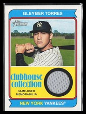 2023 Topps Heritage Gleyber Torres #CCR-GT Clubhouse Collection Relics MEM
