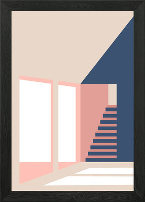 Minimalistische Heimkunst Gerahmtes Wandbild Poster Leinwanddruck Bild