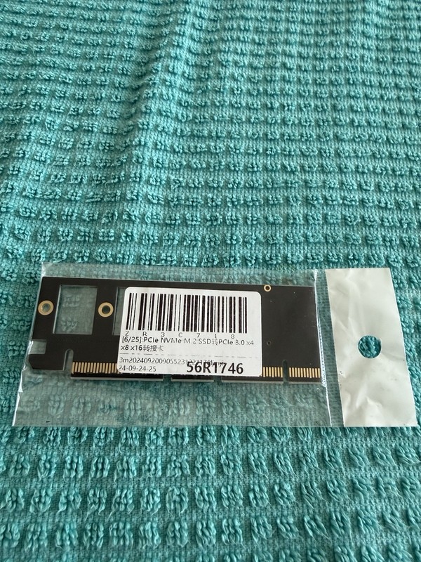 PCIe NVMe Adapter M.2 NVMe SSD to PCI-E X4/X8/X16 Converter Card with Heat Sink