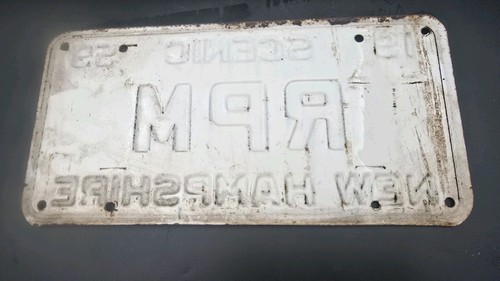 Vintage 1959 59 NH New Hampshire Vanity License Plate RPM Scenic - Picture 2 of 2