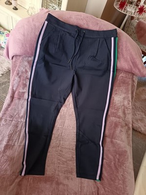 Damen Hose Vero Moda XL /32 Zustand Too mit Fehler Dunkelblau    Seite Streifen