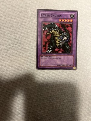 1st Edition MRD-105 Cyber Saurus Yu-Gi-Oh Card