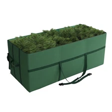 Elf Stor Heavy Duty Canvas Christmas Tree Storage Bag Large For 9 Foot Tree