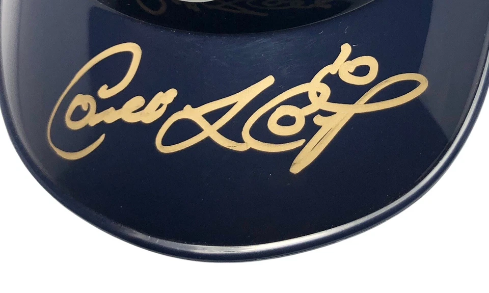 MLB Cleveland Indians Batting Mini Helmet Autographed Signed Coco Crisp # 10 - Image 4 of 4