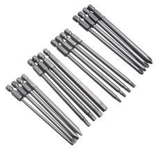 Multi Purpose 14 Hex Shank Screwdriver Bits for TorxHexagonCrossSlotted 4pcs