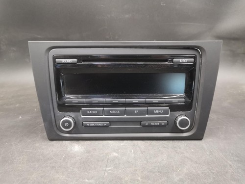 VOLKSWAGEN GOLF STEREO/HEAD UNIT DISPLAY & HEAD UNIT, GEN 6, P/N 1K0035186,