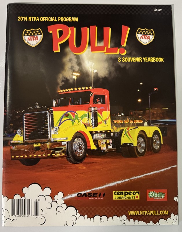 2014 NTPA Pull Program Souvenir Yearbook  Tractor Truck Pulling