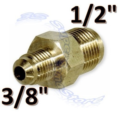 Reduzierter Sae Nippel 3/8'' x 1/2'' Aussengewinde Fitting