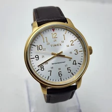 Timex TW2R85600 Quartz Analog Men's Watch ST STEEL Back WR 30M